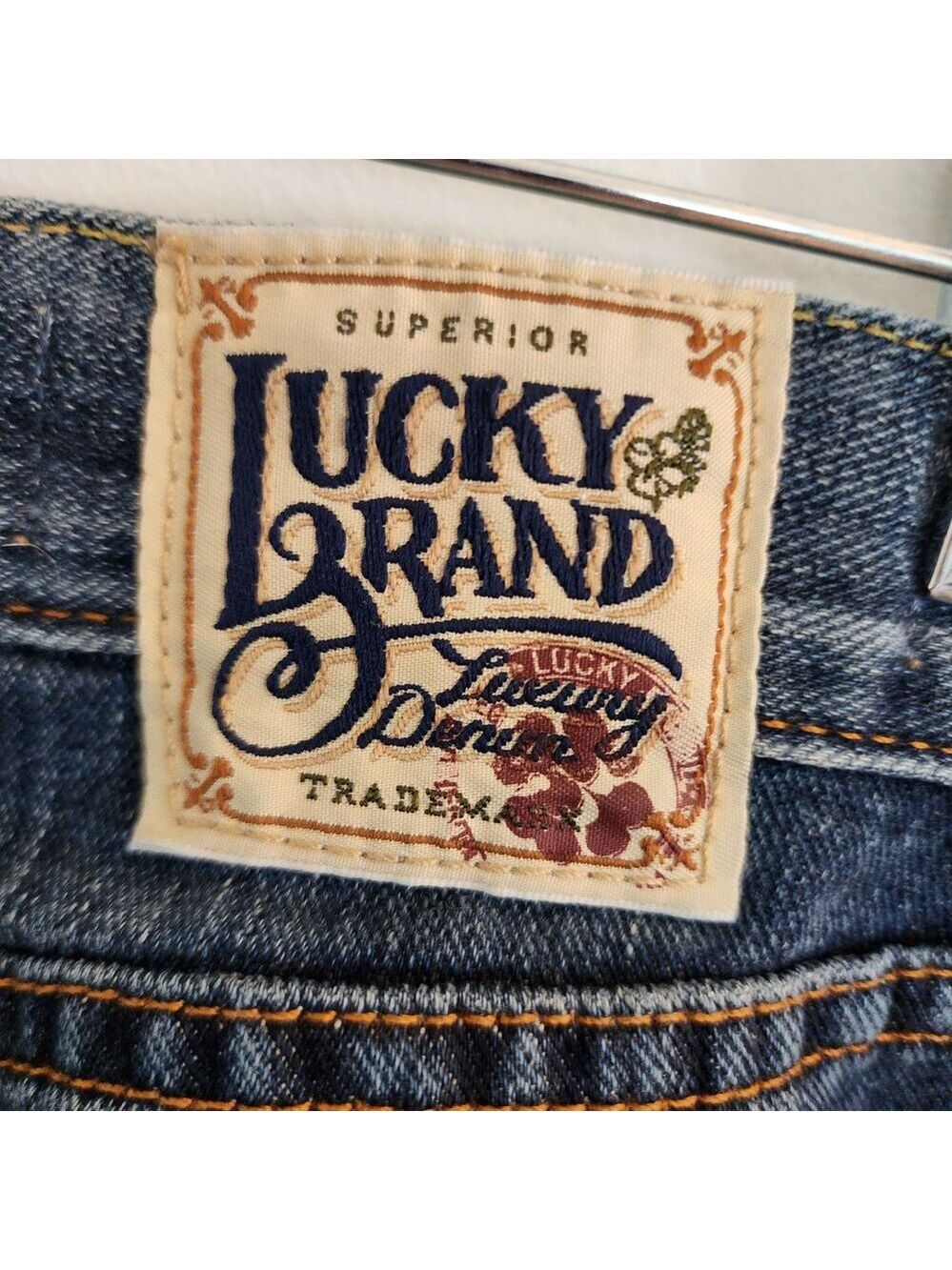 Vintage Lucky Brand Classic Rider Bootcut Jeans 6/28 100% Cotton Made in USA